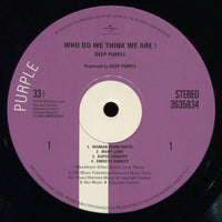 Deep Purple ‎– Who Do We Think We Are 180 GRAM VINYL LP