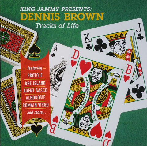 King Jammy Presents Dennis Brown ‎– Tracks Of Life VINYL LP + 7" SINGLE