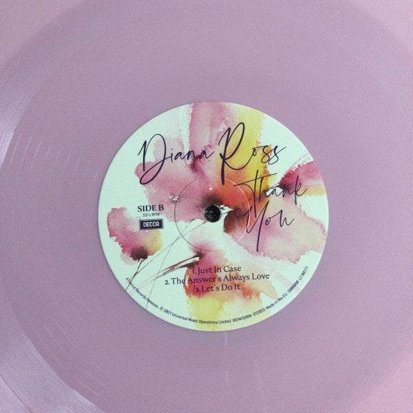 Diana Ross – Thank You - 2 x MARBLED PINK COLOURED VINYL LP