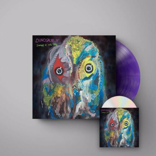 Dinosaur Jr. ‎– Sweep It Into Space DARK PURPLE BLAST COLOURED VINYL LP