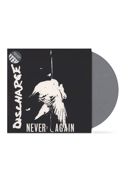 Discharge ‎– Never Again GREY COLOURED VINYL LP