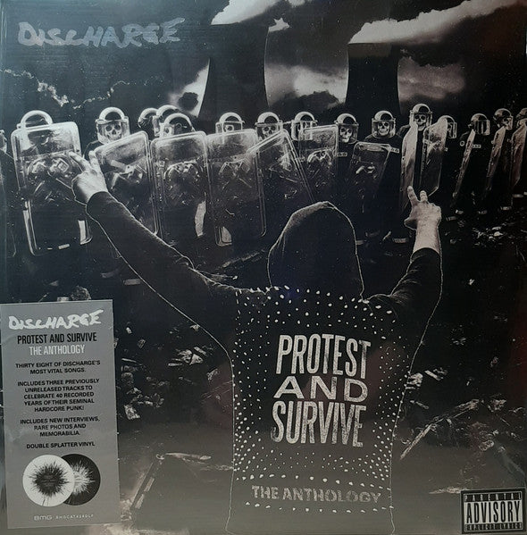 Discharge – Protest And Survive: The Anthology - 2 x SPLATTER COLOURED VINYL LP SET