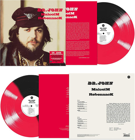 Dr. John ‎– MalcolM RebennacK RED & BLACK SPLIT COLOURED VINYL LP