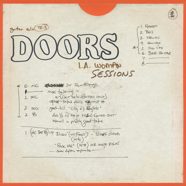 The Doors L.A. Woman Sessions 4 x VINYL LP & 7" BOX SET (RSD22)