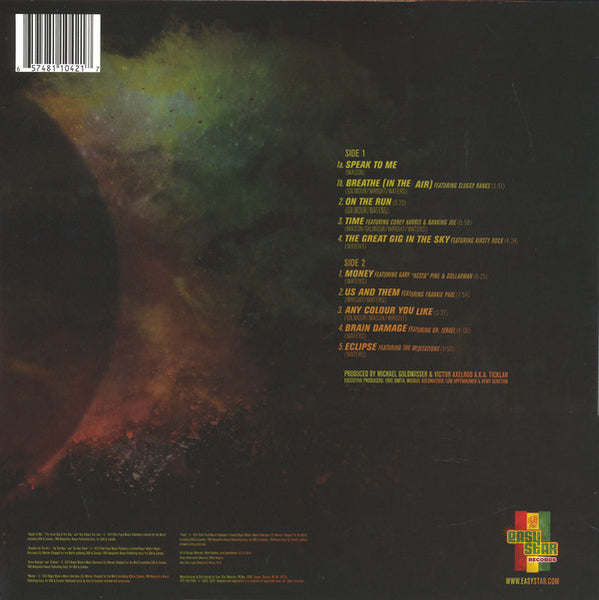 Easy Star All-Stars ‎– Dub Side Of The Moon GREEN COLOURED VINYL LP