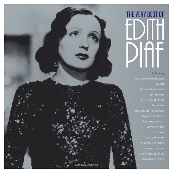 Edith Piaf ‎– The Very Best Of CLEAR COLOURED VINYL 180 GRAM LP