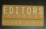 Editors - In Dream - CLEAR COLOURED VINYL LP