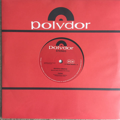 Elbow - ‎Dexter & Sinister - ETCHED SINGLE SIDED 10" LIMITED EDITION
