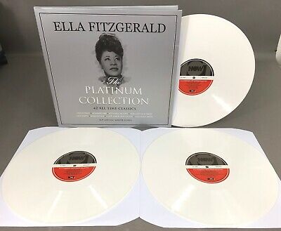 Ella Fitzgerald The Platinum Collection 3 x WHITE COLOURED VINYL LP SET