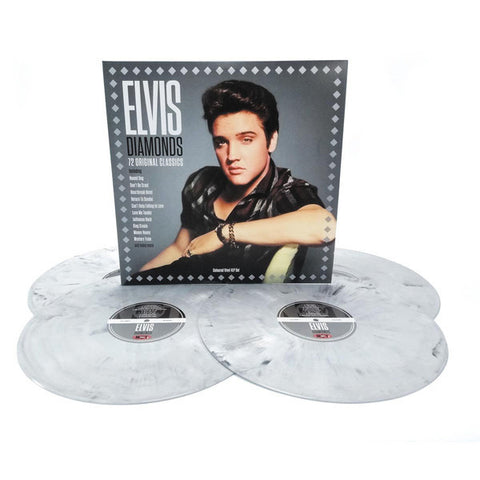 Elvis Presley Diamonds 4 x MARBLED COLOURED VINYL LP SET (NOT NOW)