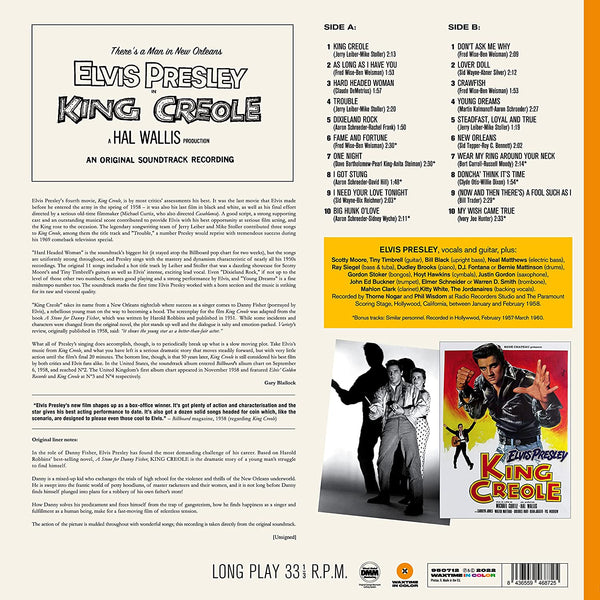 Elvis Presley – King Creole - ORANGE COLOURED VINYL 180 GRAM LP