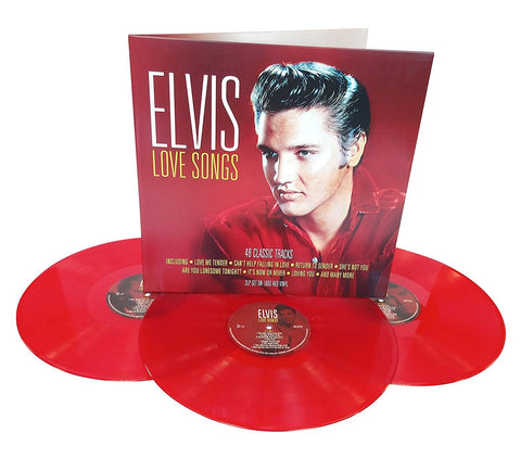 Elvis Presley ‎– Love Songs 3 x RED COLOURED VINYL LP SET