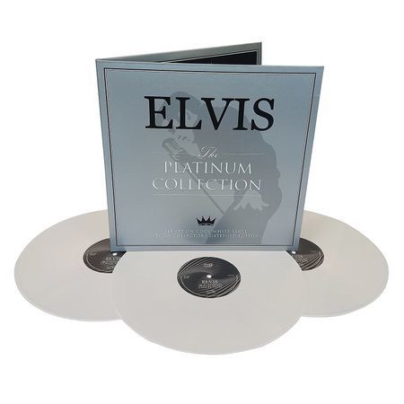Elvis Presley The Platinum Collection 3 x WHITE VINYL LP SET (NOT NOW)