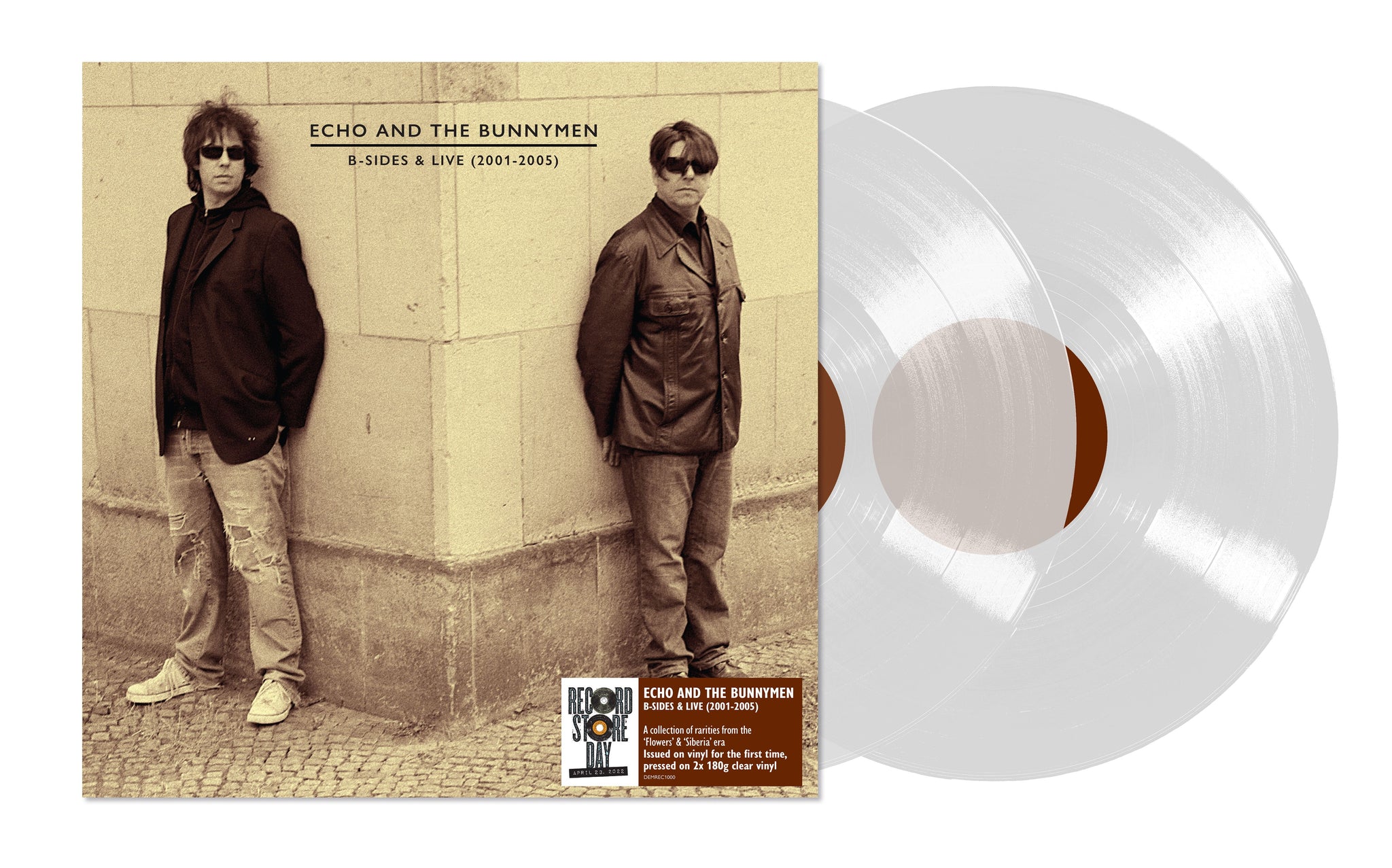 ECHO & THE BUNNYMEN - B-SIDES & LIVE (2001-2005) - 2 x CLEAR COLOURED VINYL LP SET