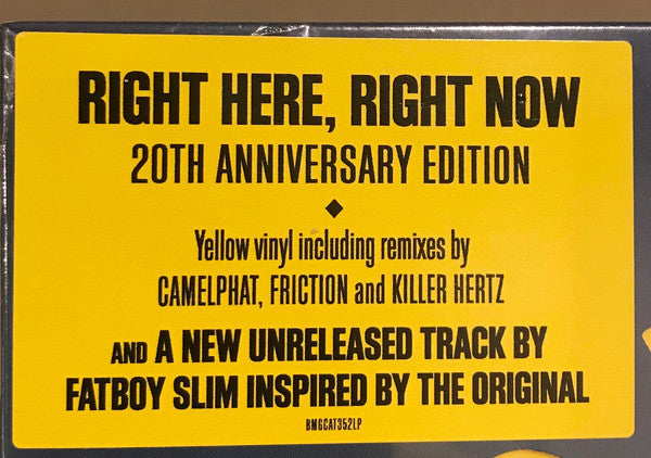 Fatboy Slim ‎– Right Here Right Now YELLOW COLOURED VINYL LP