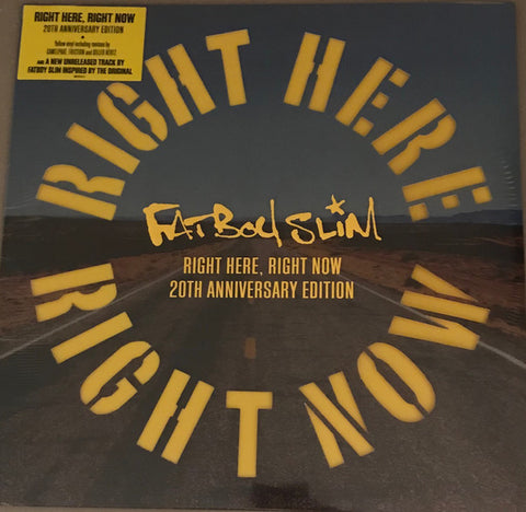 Fatboy Slim ‎– Right Here Right Now YELLOW COLOURED VINYL LP