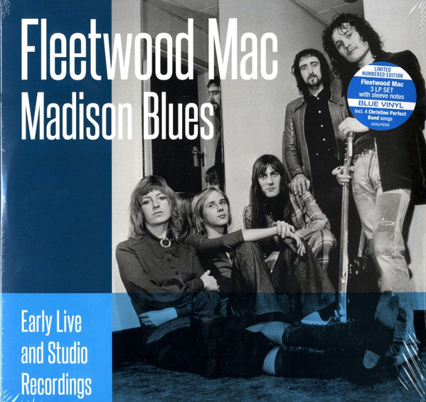 Fleetwood Mac – Madison Blues - 3 x BLUE COLOURED VINYL LP SET - NUMBERED