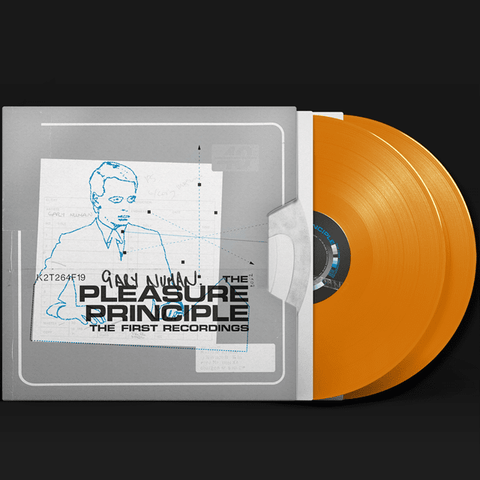 Gary Numan – The Pleasure Principle (The First Recordings) - 2 x ORANGE COLOURED VINYL LP SET