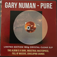 Gary Numan ‎– Pure - 2 x CLEAR COLOURED VINYL LP SET