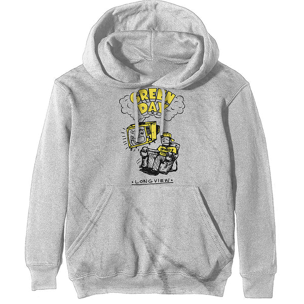 GREEN DAY HOODIE: LONGVIEW DOODLE MEDIUM GDHD24MOW02