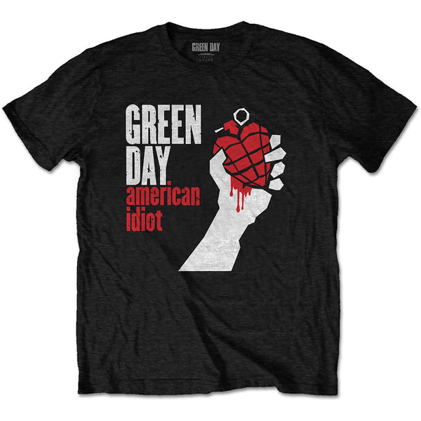 GREEN DAY T-SHIRT: AMERICAN IDIOT SMALL GDTSW12MB01