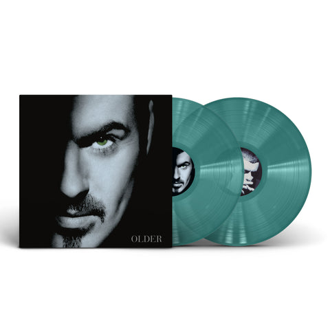 George Michael Older 2 x TRANSLUCENT GREEN COLOURED VINYL LP SET