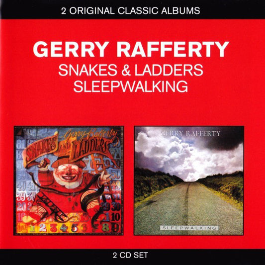 gerry rafferty snakes & ladders / sleepwalking CD (WARNER)