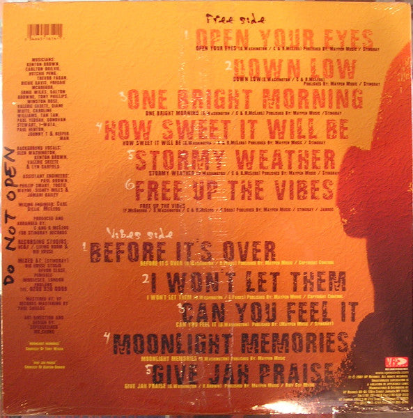 Glen Washington ‎– Free Up The Vibes - VINYL LP