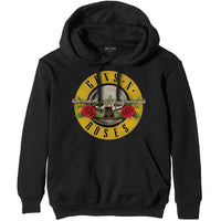 GUNS N' ROSES HOODIE: CLASSIC LOGO LARGE GNRHD04MB03