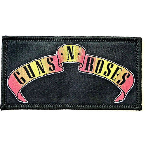 GUNS N' ROSES PATCH: SCROLL LOGO GNRPAT03