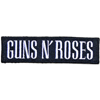 GUNS N' ROSES PATCH: TEXT LOGO GNRPAT06