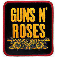 GUNS N' ROSES PATCH: STACKED BLACK GNRPAT14B