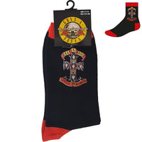 GUNS N' ROSES ANKLE SOCKS: APPETITE CROSS GNRSCK02MB