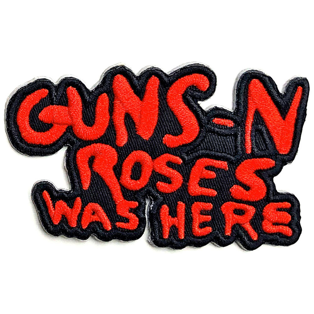 GUNS N' ROSES PATCH: CUT-OUT WAS HERE GNRPAT15