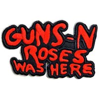 GUNS N' ROSES PATCH: CUT-OUT WAS HERE GNRPAT15