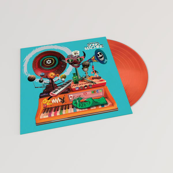 Gorillaz Song Machine: Season One - Strange Timez NEON ORANGE COLOURED VINYL