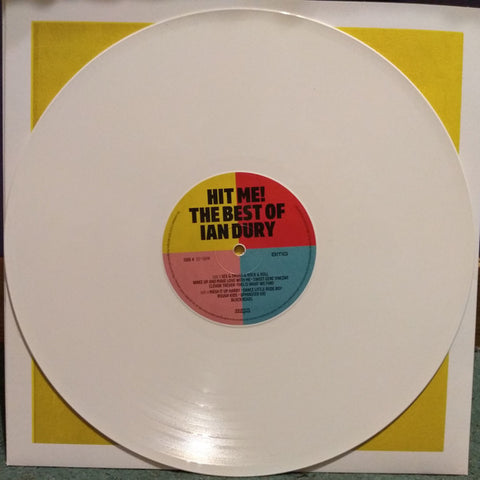 Ian Dury ‎– Hit Me! The Best Of Ian Dury - 2 x WHITE COLOURED VINYL LP SET