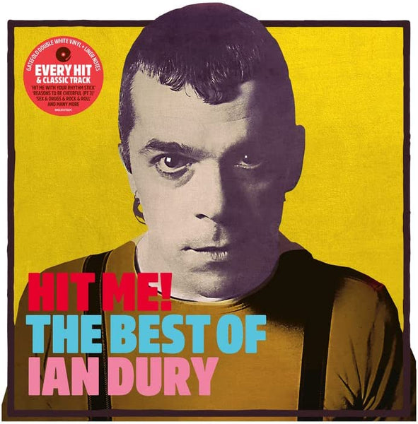 Ian Dury ‎– Hit Me! The Best Of Ian Dury - 2 x WHITE COLOURED VINYL LP SET