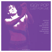 Iggy Pop Lust For Live WHITE COLOURED VINYL 180 GRAM LP