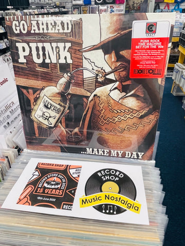 Go Ahead Punk...Make My Day - ORANGE SPLATTER COLOURED VINYL LP