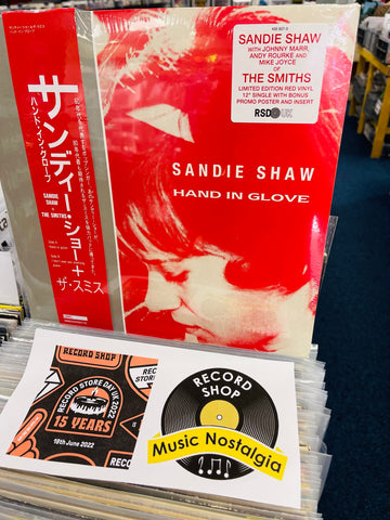 Sandie Shaw Hand In Glove (with The Smiths) RED COLOURED VINYL 12" (RSD22)