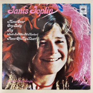 Janis Joplin - Move Over - WHITE LABEL PROMO ISSUE 7" EP in PICTURE COVER
