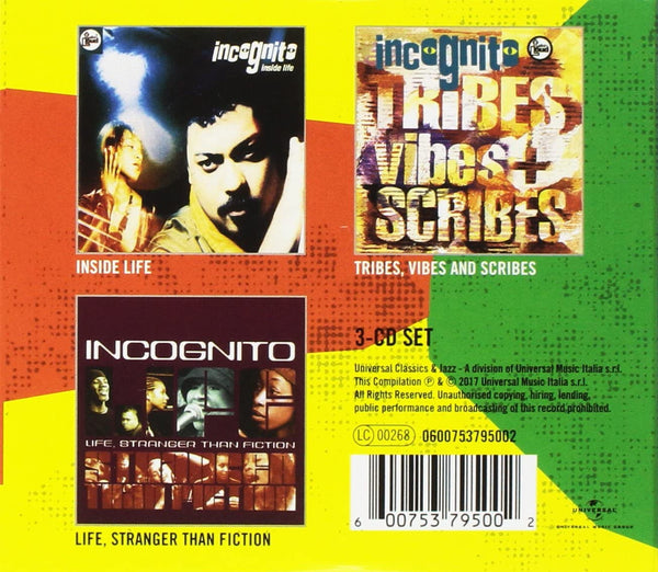 Incognito ‎– 3 Essential Albums 3 x CD SET