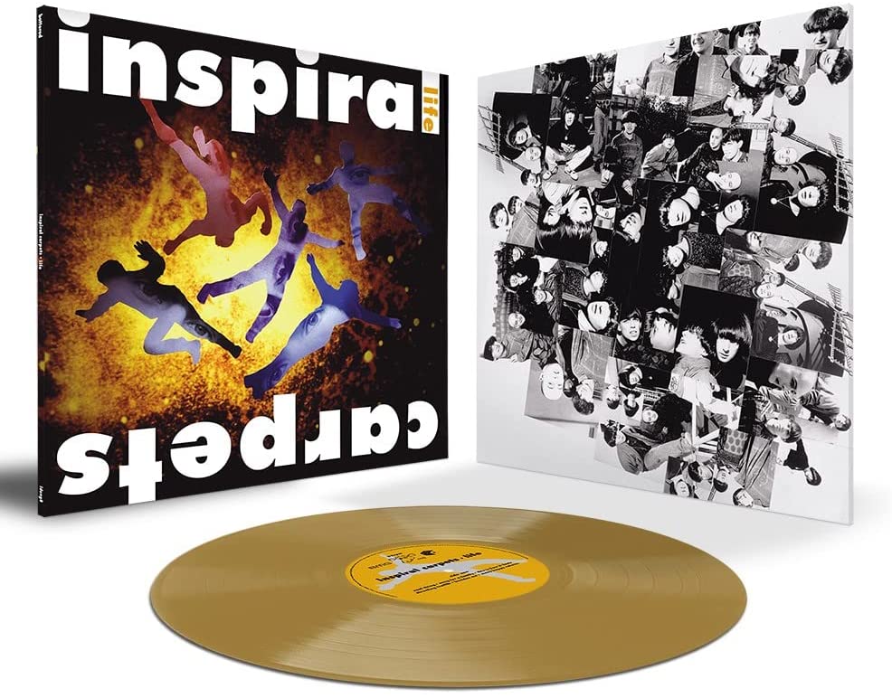 Inspiral Carpets Life GOLD COLOURED VINYL LP
