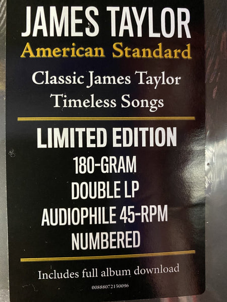James Taylor – American Standard 2 x 180 GRAM VINYL LP SET - NUMBERED