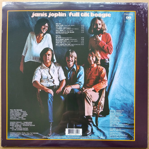 Janis Joplin ‎– Pearl - VINYL LP