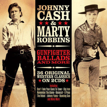 Johnny Cash & Marty Robbins Gunfighter Ballads 2 x CD SET (NOT NOW)