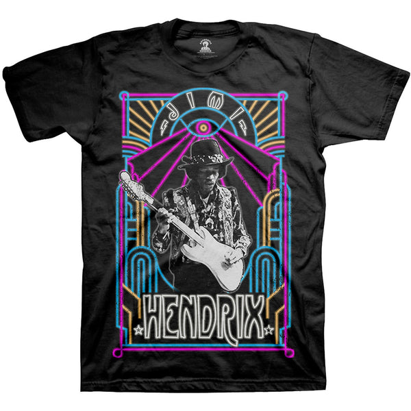 JIMI HENDRIX T-SHIRT: ELECTRIC LADYLAND NEON SMALL JHXTS21MB01