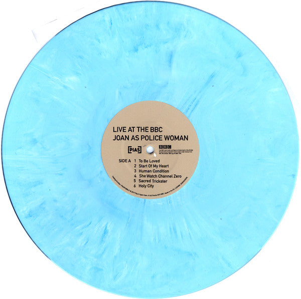 Joan As Police Woman – Live At The BBC - BLUE COLOURED VINYL LP