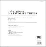 John Coltrane – My Favorite Things - CLEAR COLOURED VINYL LP